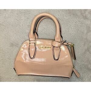 Steve Madden Pale Powder Pink Patent Leather Mini Handbag New Without Tags